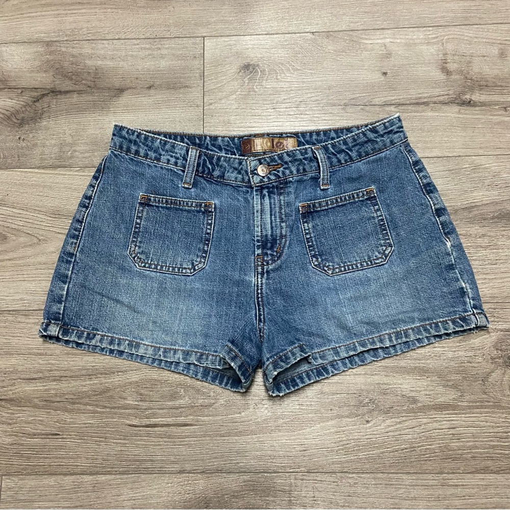 LEI Low Rise Y2K Denim Shorts Vintage Short Shorts